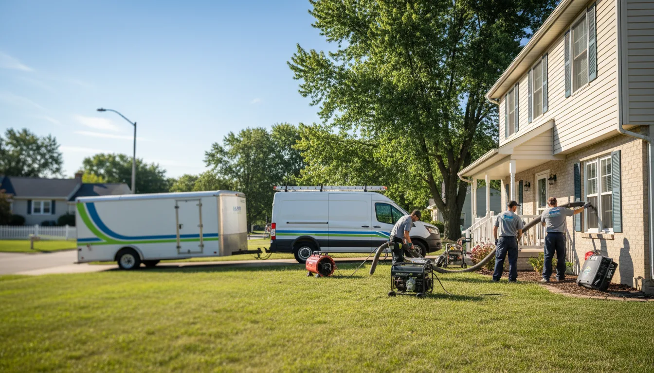Flooded Basement Restoration And Cleanup With Repair in Pomeroy, OH near me